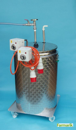 Prietokový pasterizátor 350l/hodina - elektrický