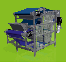 Dvojitý pásový lis Kreuzmayr K2B 1250